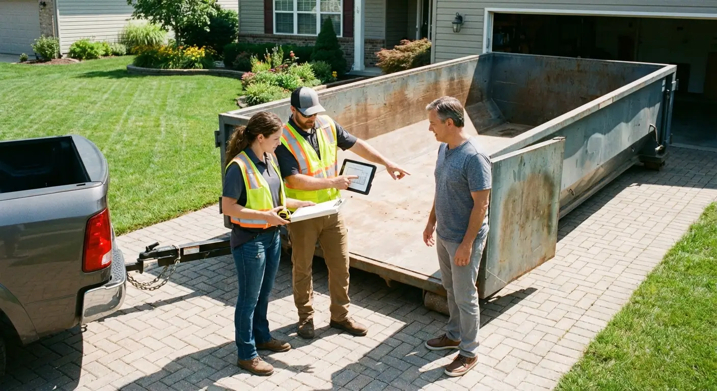 10 Yard Dumpster Rental Process in Lumberton, TX